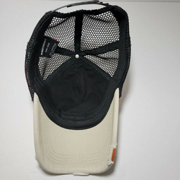 KBETHOS Lonestar Snapback Hat Distressed Baseball Cap Mesh Back Adjustable - Picture 9 of 11